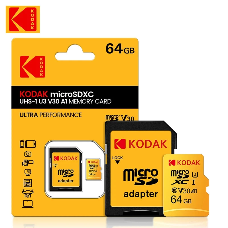 New KODAK Memory Card 32GB 64GB 128GB 256GB U3 4K Micro SD Card 256GB Microsd UH - Image 3 of 4