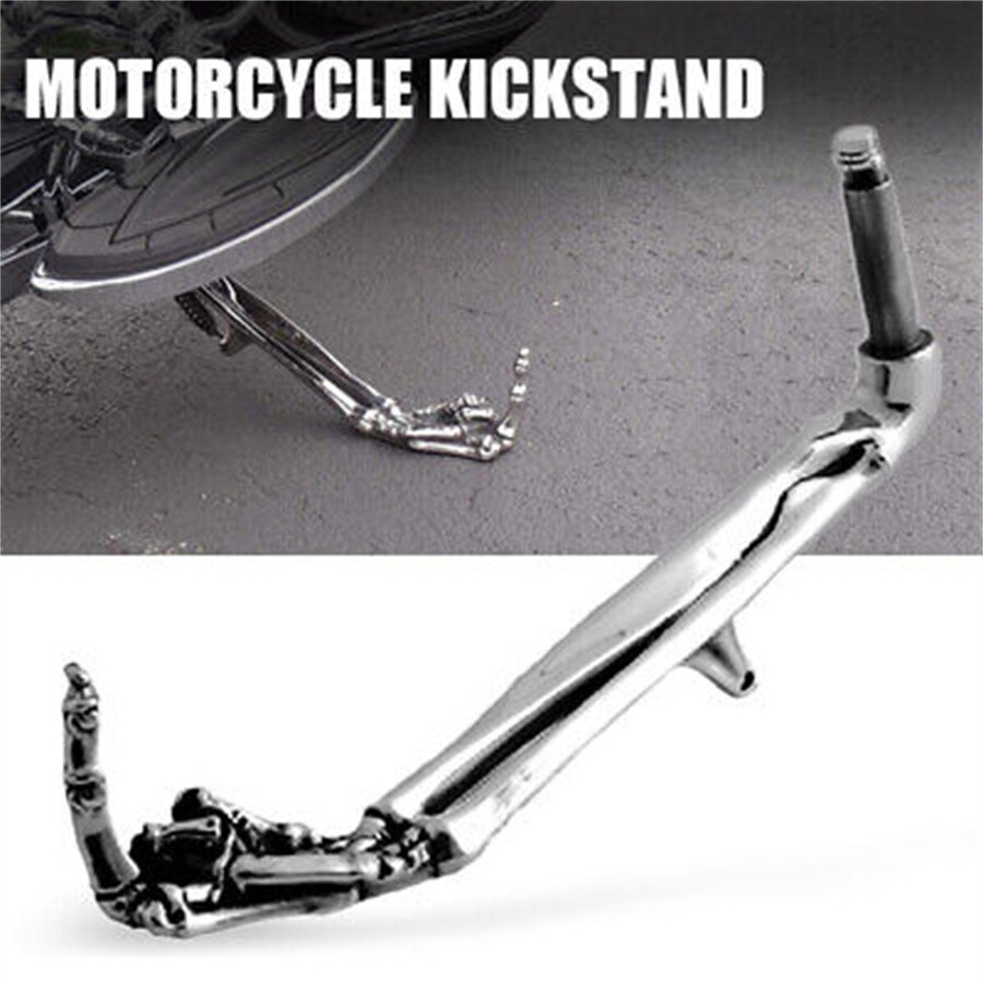 Motorcycle Kickstand Motorbike Side Stand Middle Finger Joint 15CM Holder
