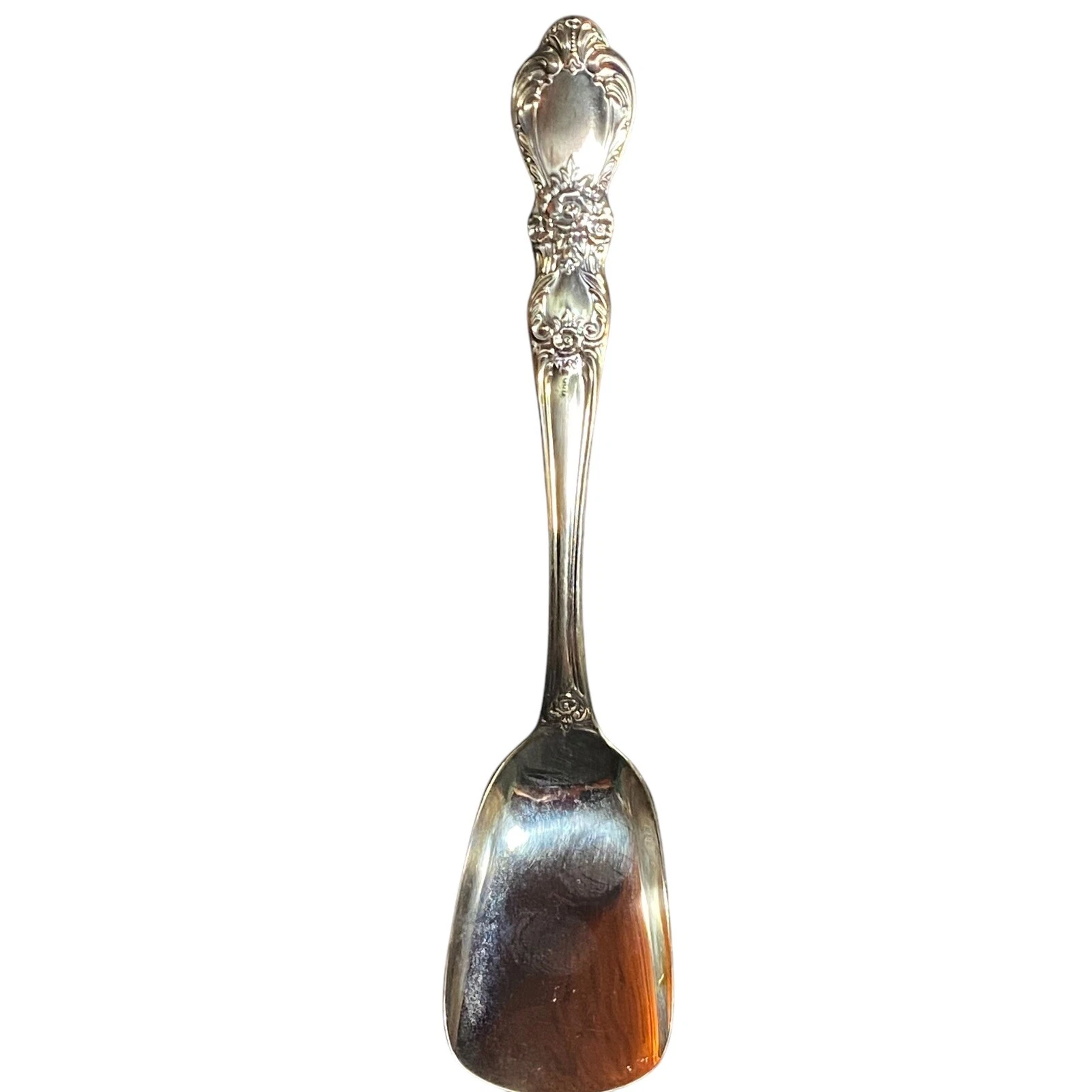 1847 Rogers Bros Heritage Bon Bon/Sugar Server Silverplate NOS Vintage Floral