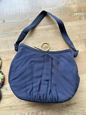 Vintage G.D.K. Navy Handbag With Gold Clasp. Good Condition