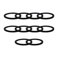 10 Pack 0.5" Camlock Gasket Fitting Hose Seal for Female Coupler Rubber Washer