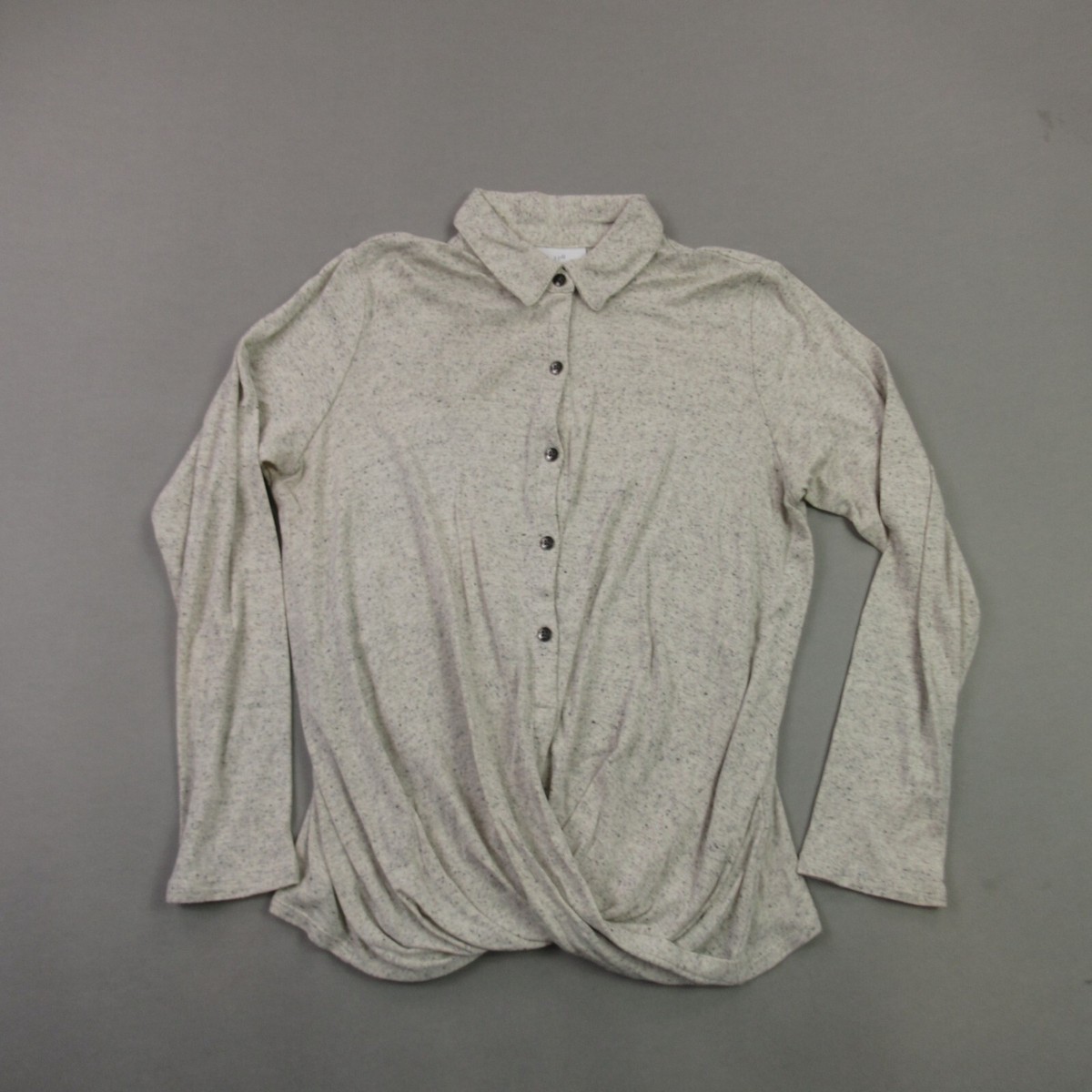 J Jill Shirt Womens XS Long Sleeve Button Up Collar Lightweight