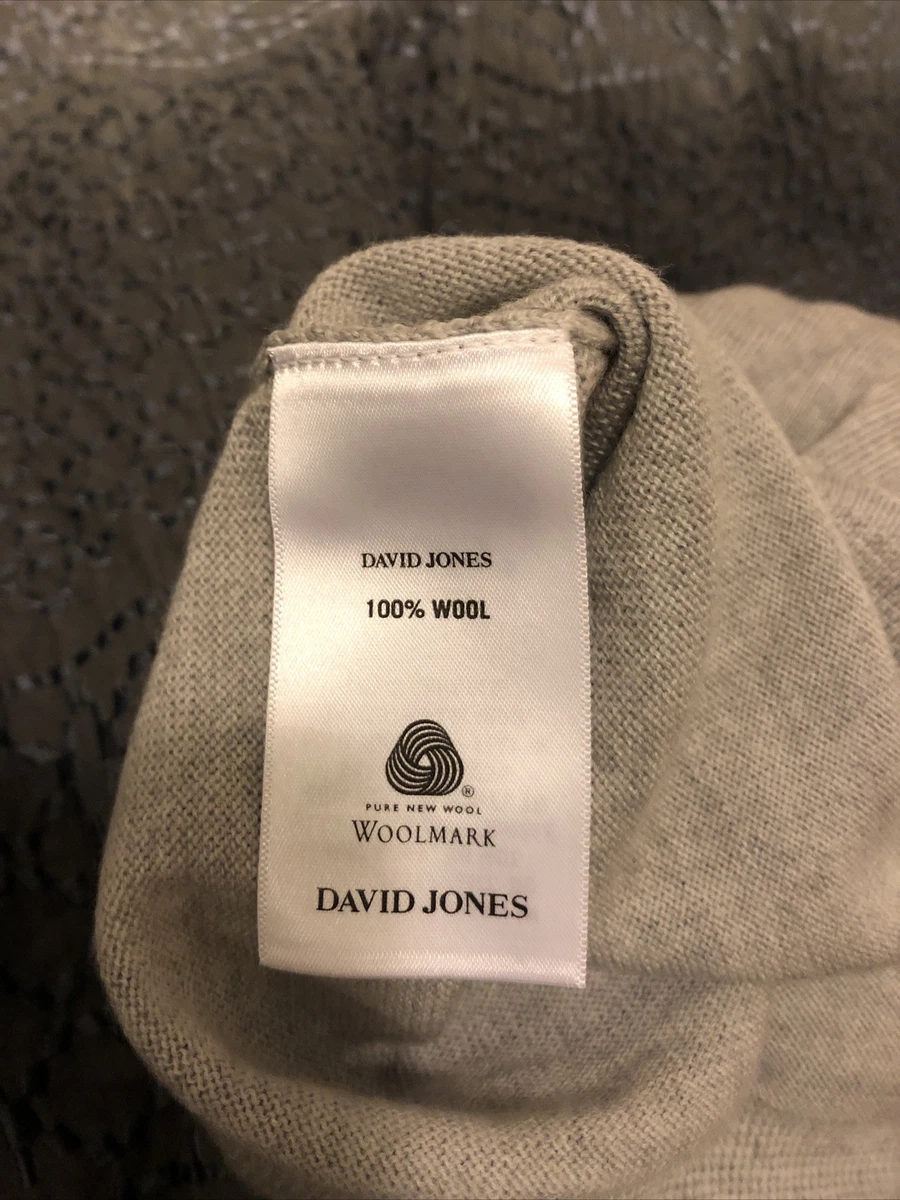 Grey Merino Cardigan David Jones XS Bnwt | eBay