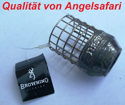 Browning Futterkorb Big River Jet Edelstahl 80g bis 160g für starke Strömung