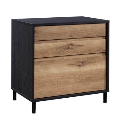 SAUDER Lateral File Cabinet 29.76'' x 30.3'' Engineered Wood w/ 2-Drawer Raven Oak
