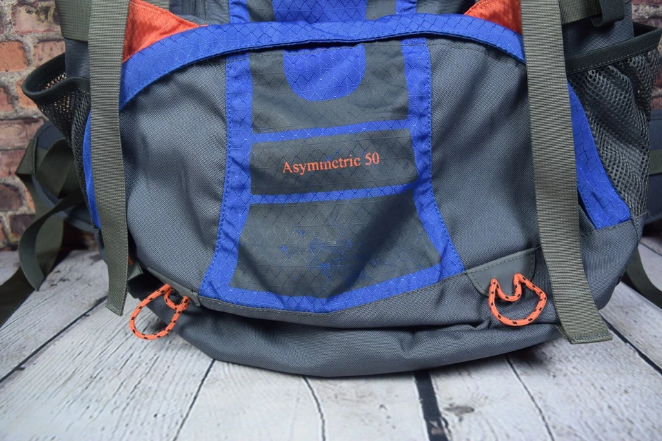 Mochila Vaude Asymtric 50 azul-gris-naranja Foto 3 de 4
