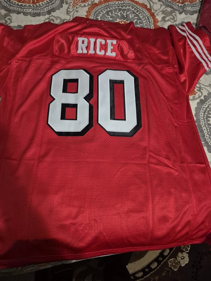 Camiseta Jerry Rice San Francisco 49ers 1994 Mitchell & Ness Throwback XL Foto 2 de 4