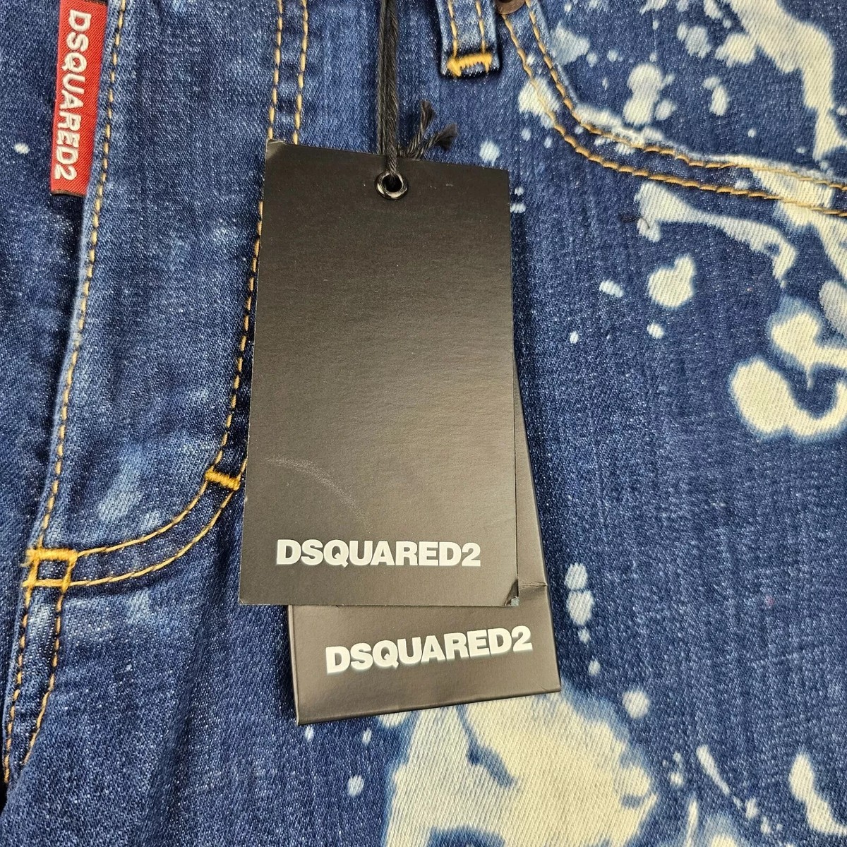 DSQUARED2 Women's Blue/White Dyed Tomboy Jeans New IT 38 | eBay