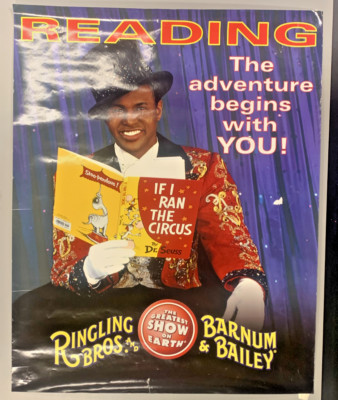 Ringling Bros Reading Program Poster ~ 24'' X 19'' P41