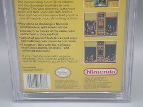 Tetris 2 Nintendo NES 1993 CIB Complete in Box CGC Graded 9.0 - 9.8 Cart!
