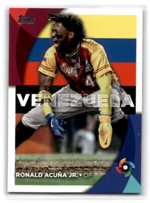 2023 World Baseball Classic Stars Ronald Acuna Jr. Venezuela #WBC 