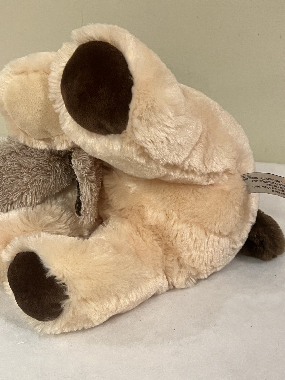 Hugfun International Dog Wearing Scarf & Hat Plush Brown Soft Toy Stuffed Animal