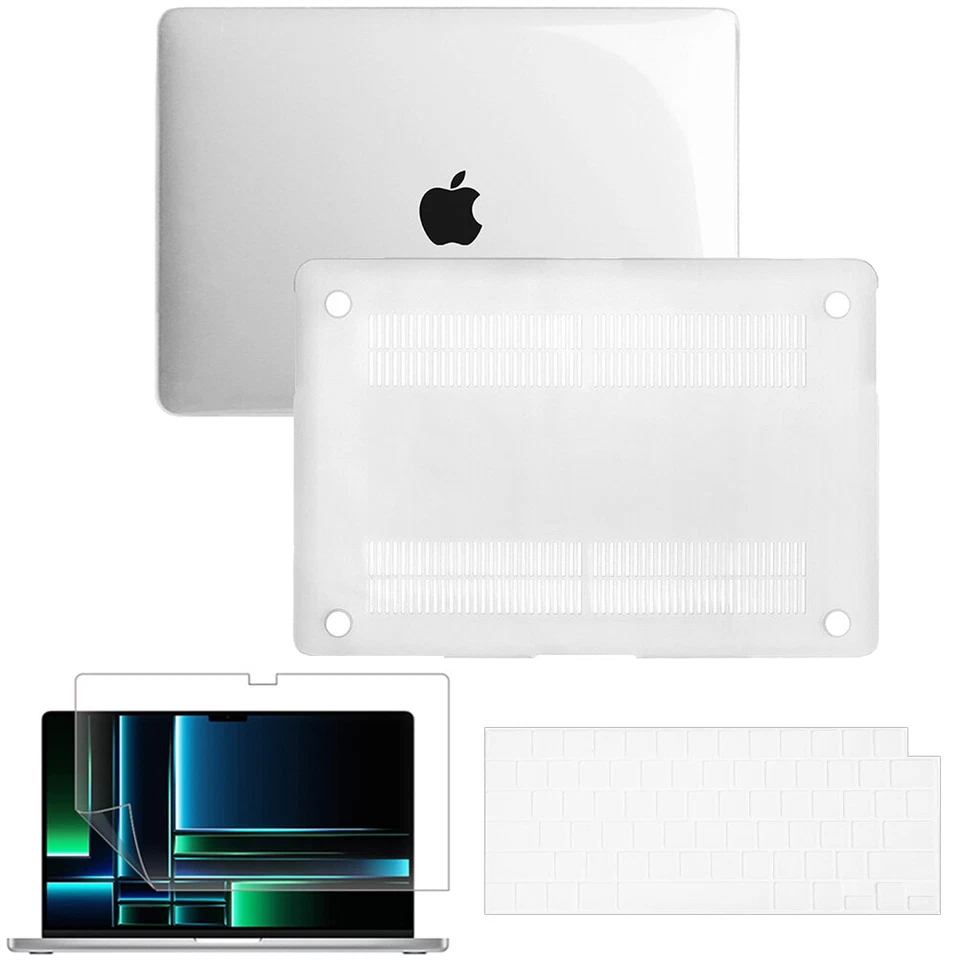 Snap-On Matte Shell Cover Case for Macbook Pro 14/16.2/13.6/13.3inch M2/M1 Chip - Image 3 of 4