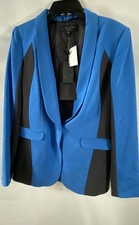 Rag Bone Women's Jefferson Blazer Blue Black Colorblock NWT Sz 8