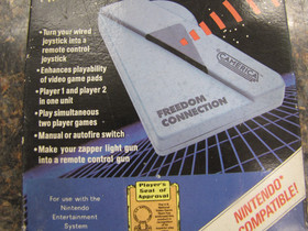 NEW Camerica Freedom Connection Remote Control Joystick Nintendo NES CIB -MT5