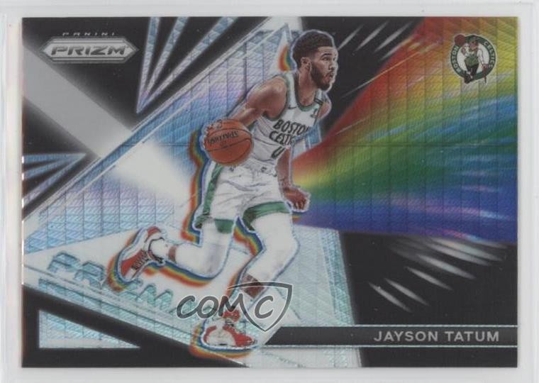 2021-22 Panini Prizm Prizmatic Hyper Prizm Jayson Tatum #4 6k2
