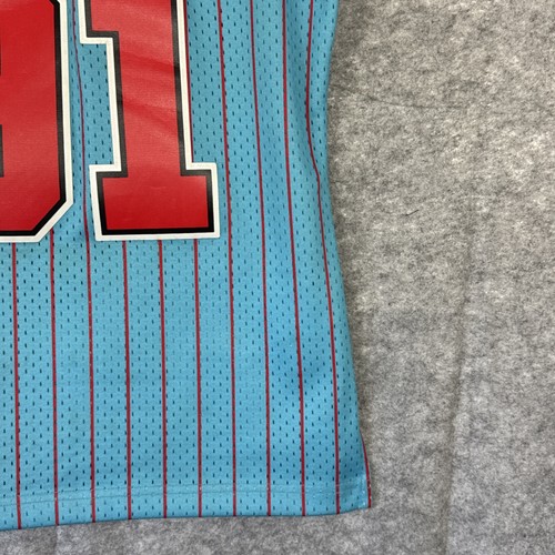 Camiseta deportiva Dennis Rodman Chicago Bulls Mitchell Ness 1995-96 Swingman talla pequeña - Imagen 18 de 20