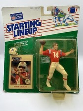 1988 STARTING LINEUP Steve Grogan      New England Patriots With Helmet (RARE)
