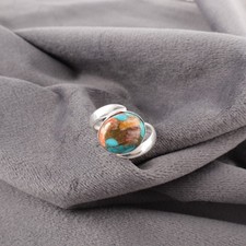 Christmas Deal Sterling Silver Spiny Oyster Band Dainty Statement Ring Jewelry