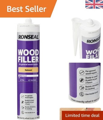 Natürlicher Mehrzweck-Holzspachtel - 310 ml - flexibel, einfach für Reparaturen anzuwenden