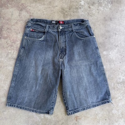 Vintage Southpole Jean Shorts Mens 36 Blue Denim Red Tab Baggy Hip