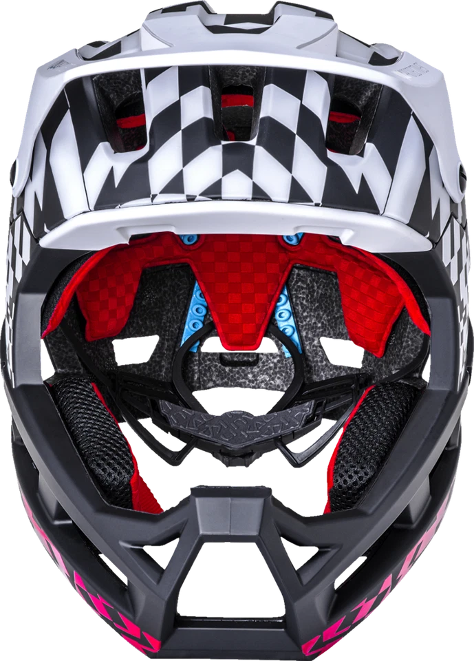 Casco invasor KALI 0211323216 DH - LTD Glitch - negro mate/blanco/rojo - XS-M Foto 3 de 4