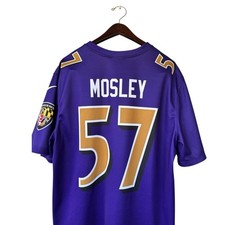 Nike C.J. Mosley Baltimore Ravens Color Rush Jersey Men’s L Purple NFL #57
