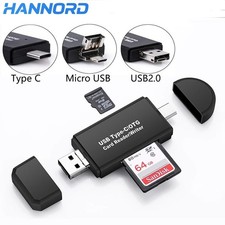 Card Reader USB 3.0 Type C Micro SD TF OTG Smart Memory Adapter Laptop Computer