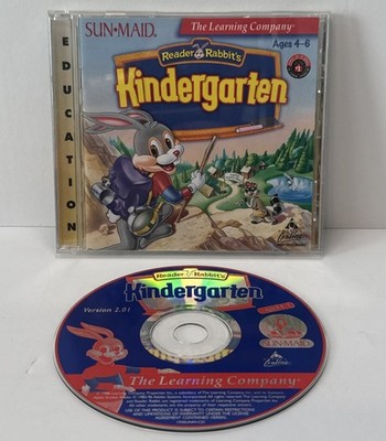 Reader Rabbit's KINDERGARTEN (CD-ROM, 1998) PC GAME Version 2.01 Windows Mac VGC