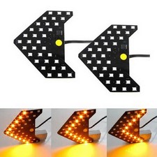 2 Amber 33-smd Sequential Led Arrows For Car Side Mirror Turn Signal Lights
