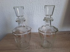 Lot de 2 flacons en verre avec bouchon - 50 cl