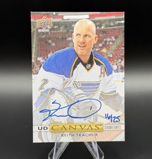 Keith Tkachuk UD Canvas Signatures Autograph 16/25 2019-20 Upper Deck Clear Cut