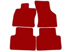 Fußmatten, Automatten für Skoda Octavia III 2012-2020, Rot x14 Rand