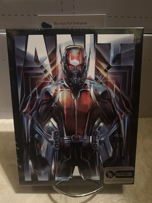 EMPTY Ant-Man Full Slip SteelBook No 4K UHD Blu-ray Blufans [2015] Ship Next Day