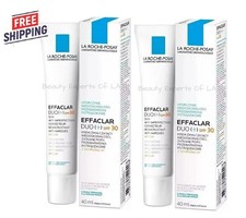 2 PACK La Roche Posay Effaclar Duo   SPF30 40ml Exp 11/2026