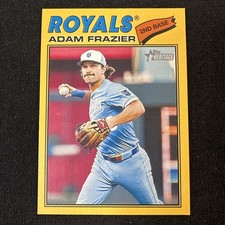 2026 Topps Heritage Dark Yellow Adam Frazier #262 Royals SP Est. Print Run: ~480