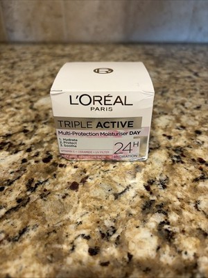 L'Oreal Triple Active Multi-Protection 24Hr Day Moisturizer Sensitive Skin(50ml)