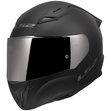 Centric Solid Full Face Motorcycle Helmet w/S...