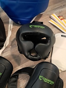 Karate Champion Gear Set Martial Arts Sparring Gear Size Large 