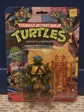 TMNT LEONARDO SOFT HEAD 1988 Playmates Teenage Mutant Ninja Turtles Action...