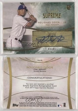 2014 Topps Supreme Simply Green /45 Rougned Odor #SSU-RO Rookie Auto RC