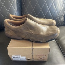 Twisted X Men's. Slip On Driving Moccsins Moc Driver Bomber. MDMS001 Size 14M Nw
