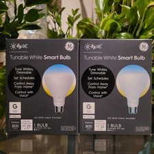 C By GE Cync Smart LED Light Bulbs Tunable White BR30 Indoor Floodlight 2 Pack