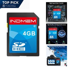4GB SDHC SD Card Class 4 Flash Memory for Camera, Gaming Console, Printer