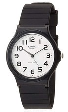 Casio MQ24-7B2 Men's Black Resin Strap Easy Reader Dial 3-Hand Analog Watch