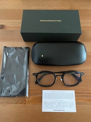 Masahiro Maruyama MM-0011 Black Eyewear Frame Avantgarde Cut Collection Japan