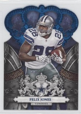 2010 Panini Crown Royale Blue 68/100 Felix Jones #26 0b5
