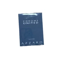 Azzaro Chrome United 3.4 Oz Eau De Toilette Spray For Men New In Sealed Box