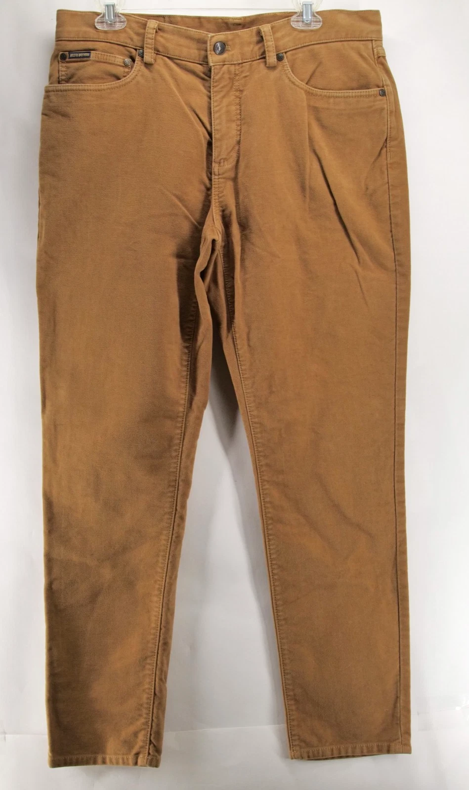 Brooks Brothers 5-Pocket Pants Mens 36x32 Tobacco Brown Stretch Twill Chino Work