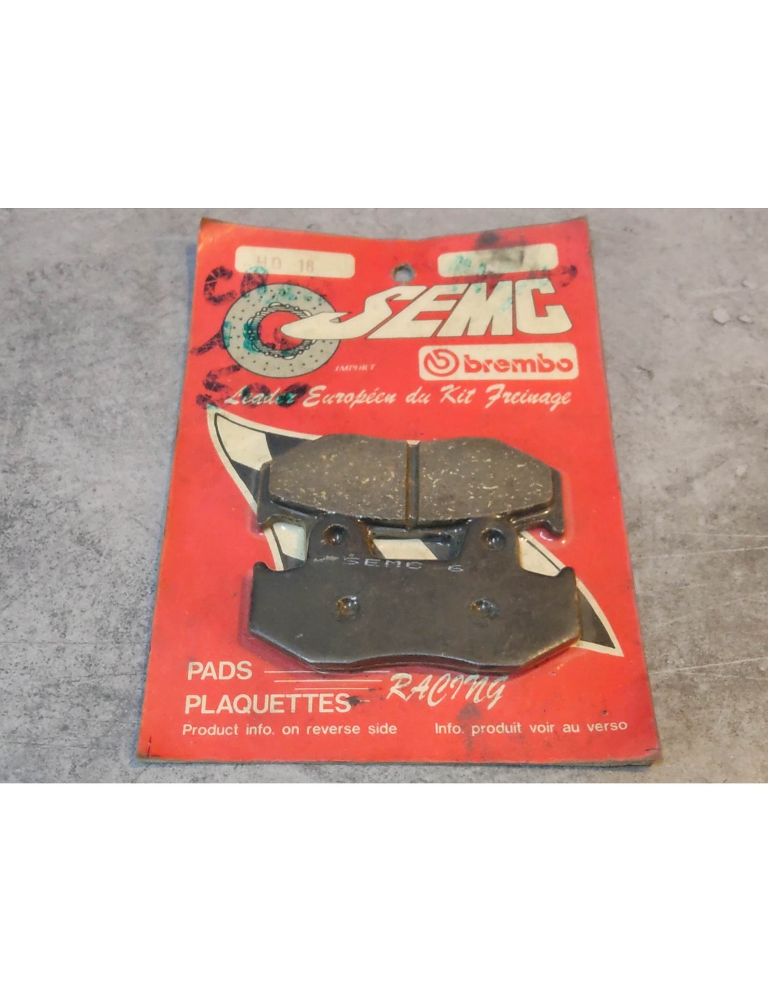 Plaquettes de frein AV Honda XR600 pour sorties tout-terrain et chemins de terre